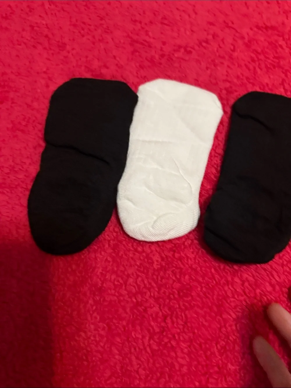 No-Show Sock 3-Pack - Black & White